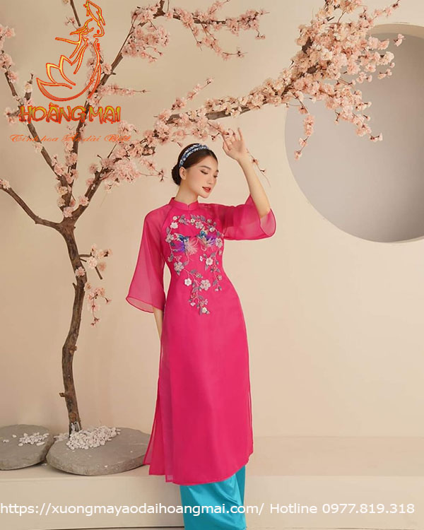 AO dai cach tan me và be Moc tra Sen (1)