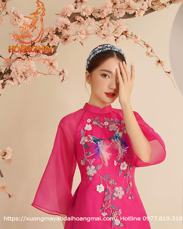 AO dai cach tan me và be Moc tra Sen (3)