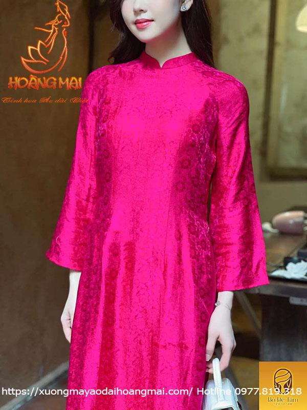 ao dai hoang mai gam hong 1