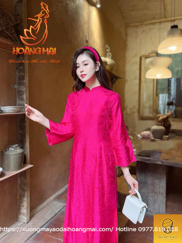 ao dai hoang mai gam hong 4