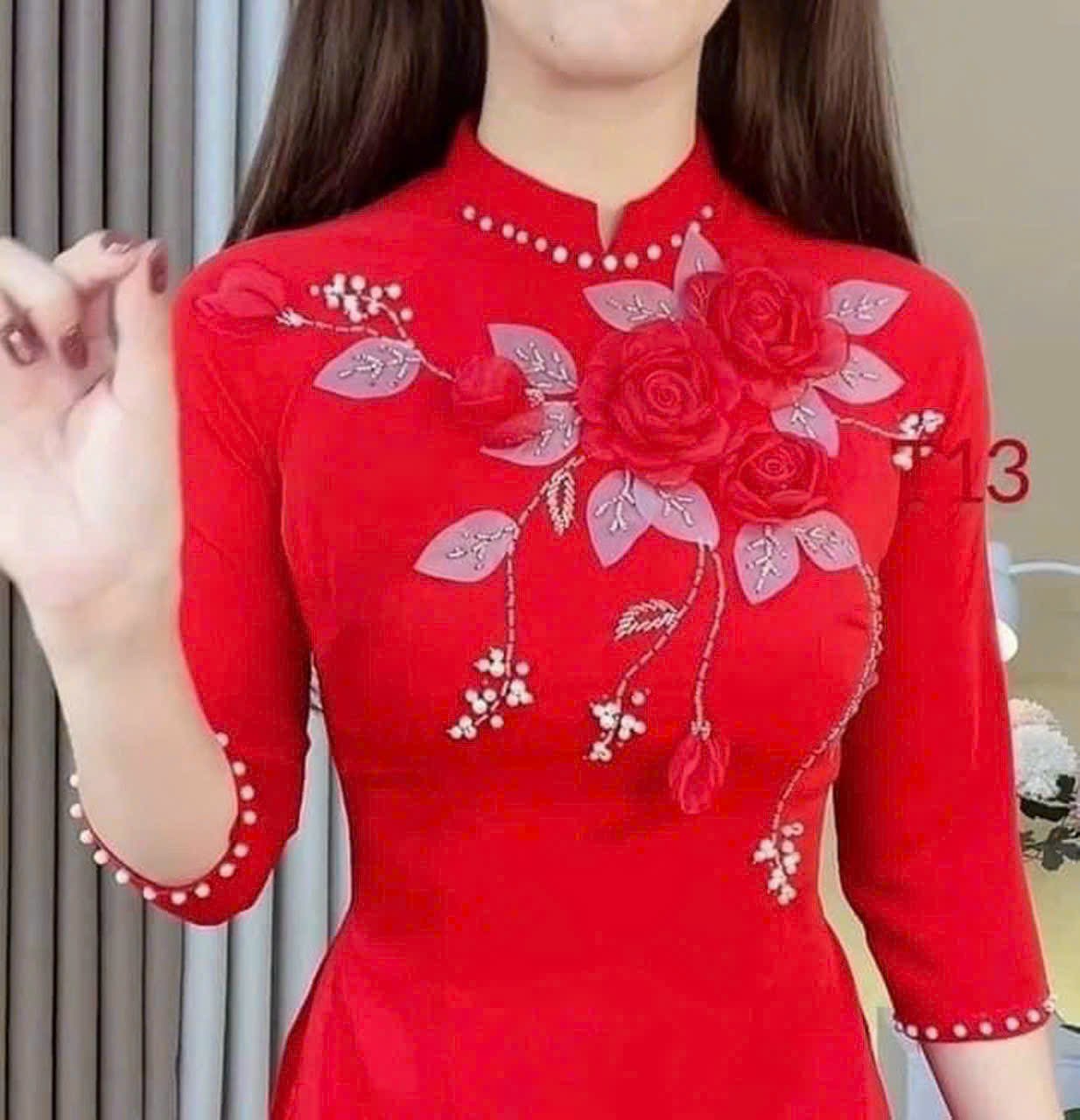 Áo dài nữ truyền thống lụa mỹ