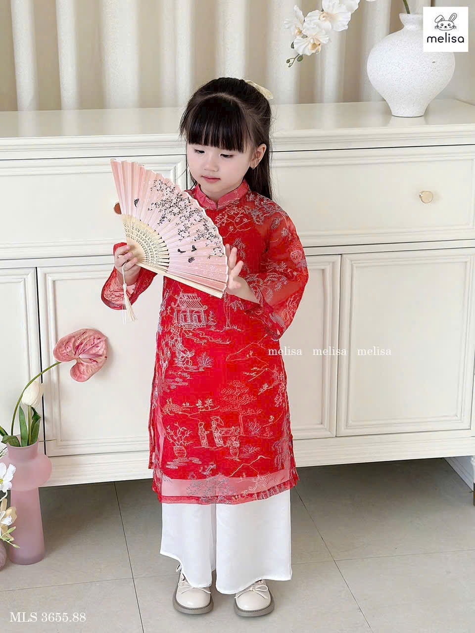 Áo dài cách tân bé gái mẫu BG2403