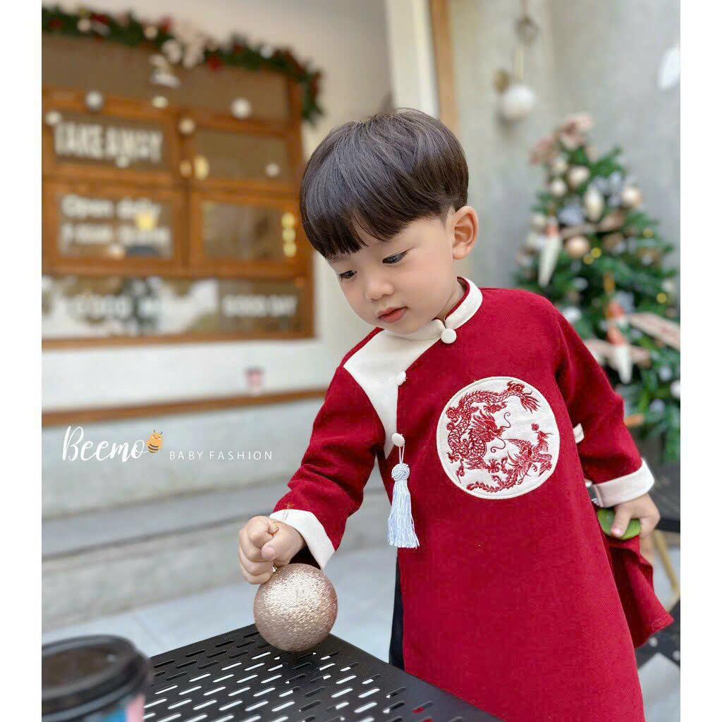 Ao dai cach tân bé MR231