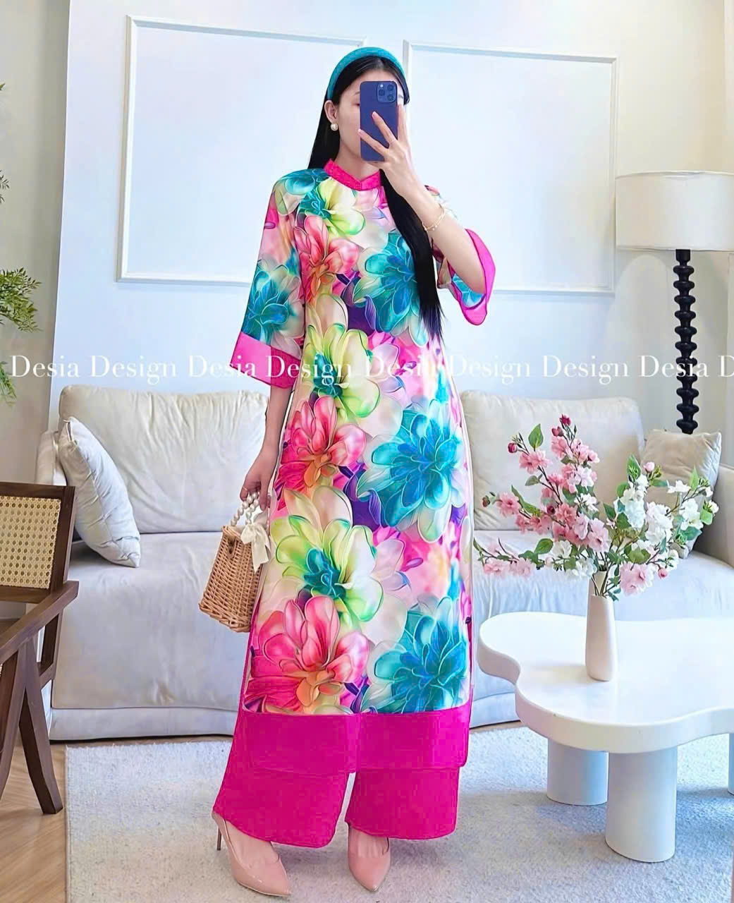 ÁO DÀI NỮ CÁCH TÂN NGŨ SẮC