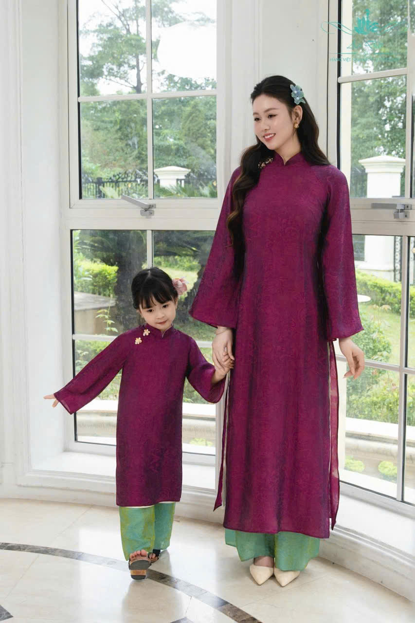 ÁO DÀI TƠ GẤM