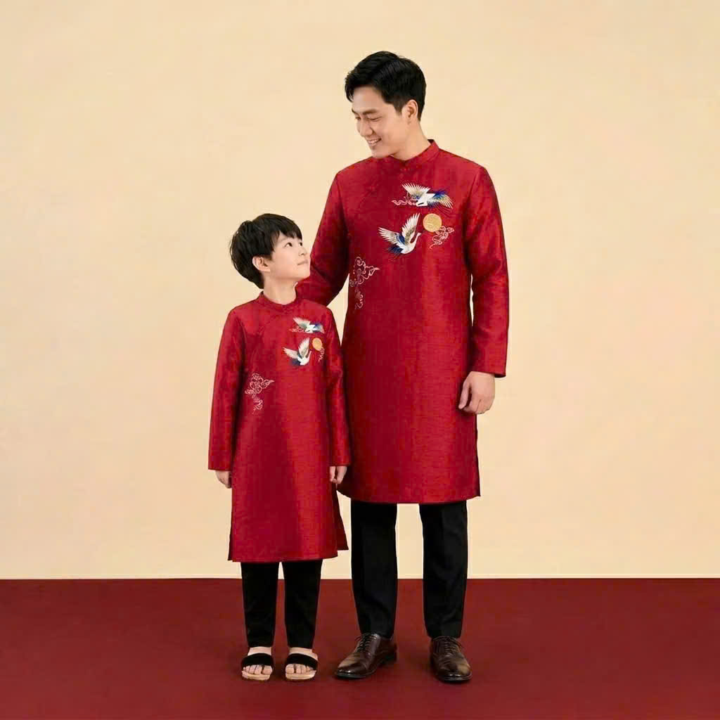 Áo dài gia đình